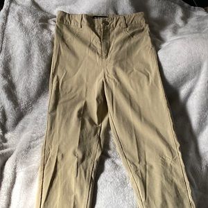 Khaki high waisted pants
